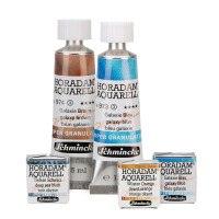 Schmincke Horadam Aquarell, supergranulierende Farbtöne