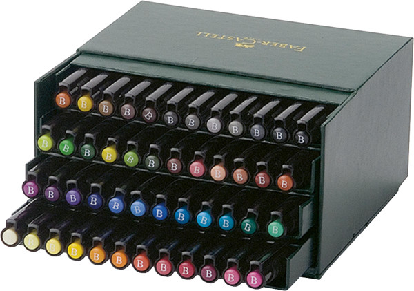 Faber-Castell PITT Artist Pen 24er brush Atelierbox 