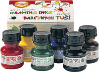 Koh-I-Noor Zeichentusche-Set | 6x 20 g