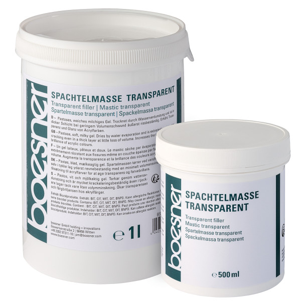 boesner Spackelmassa, transparent