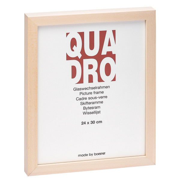 boesner Quadro, lind Bytesram med glas