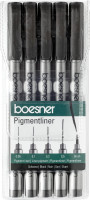 boesner Pigmentliner-Set | 5 Stifte
