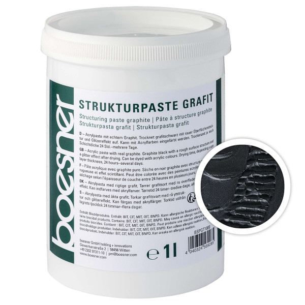 boesner Strukturpasta grafit