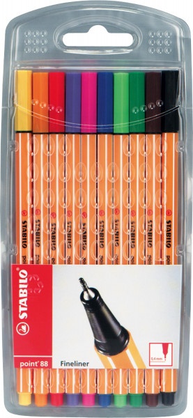 Stabilo Point 88 Fineliner-Set