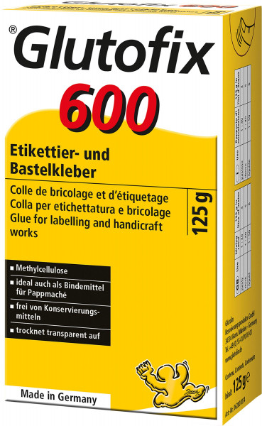 Boesnertest Glutofix 600 Etikett-/hobbylim