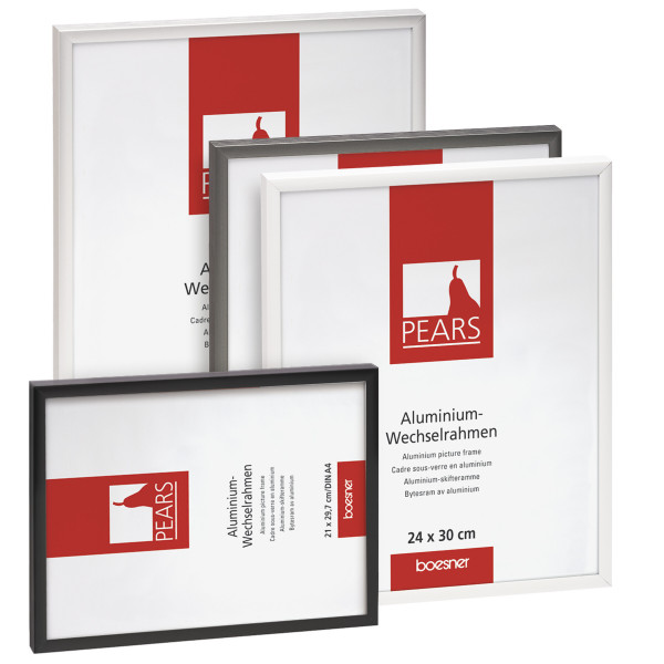 boesner Pears Bytesram av aluminium