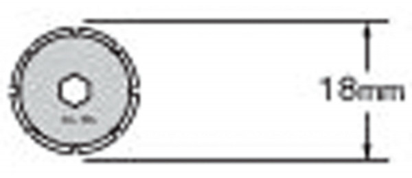 OLFA® PRB18-2 Runt blad