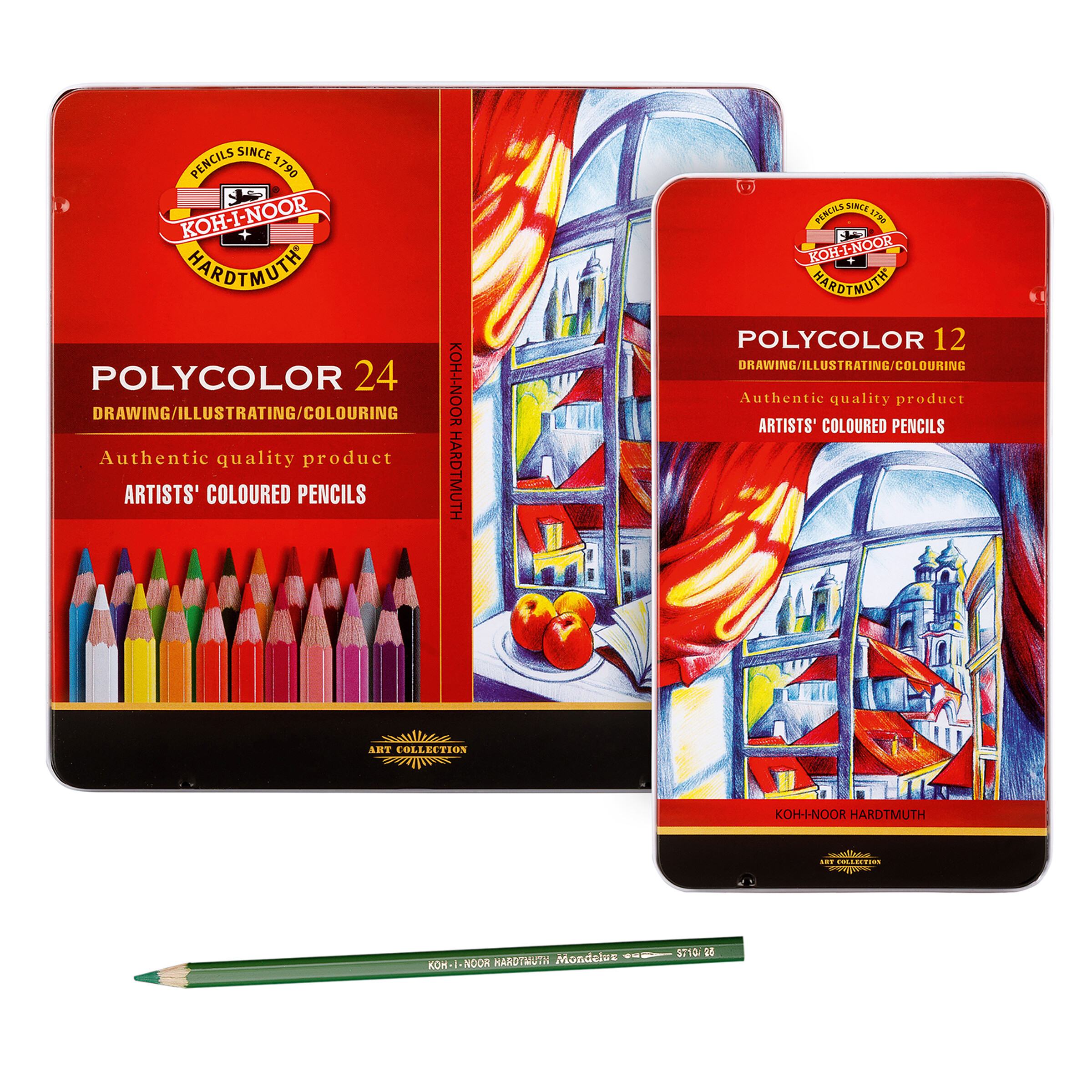 KOH-I-NOOR Polycolor Zeichenset – Künstler-Farbminen Im Set – Ideal Für Skizzen & Bunte Entwürfe