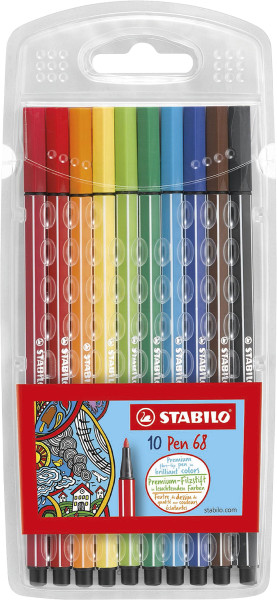Stabilo® Pen 68 filtpenna-set