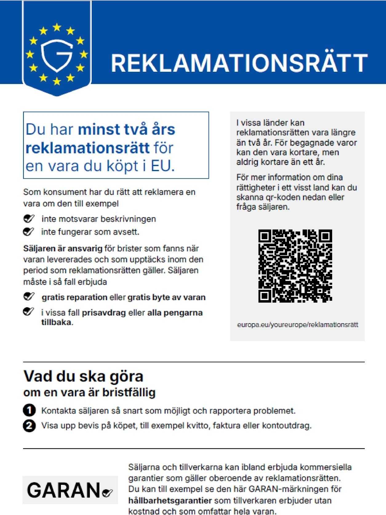 Reklamationsratt
