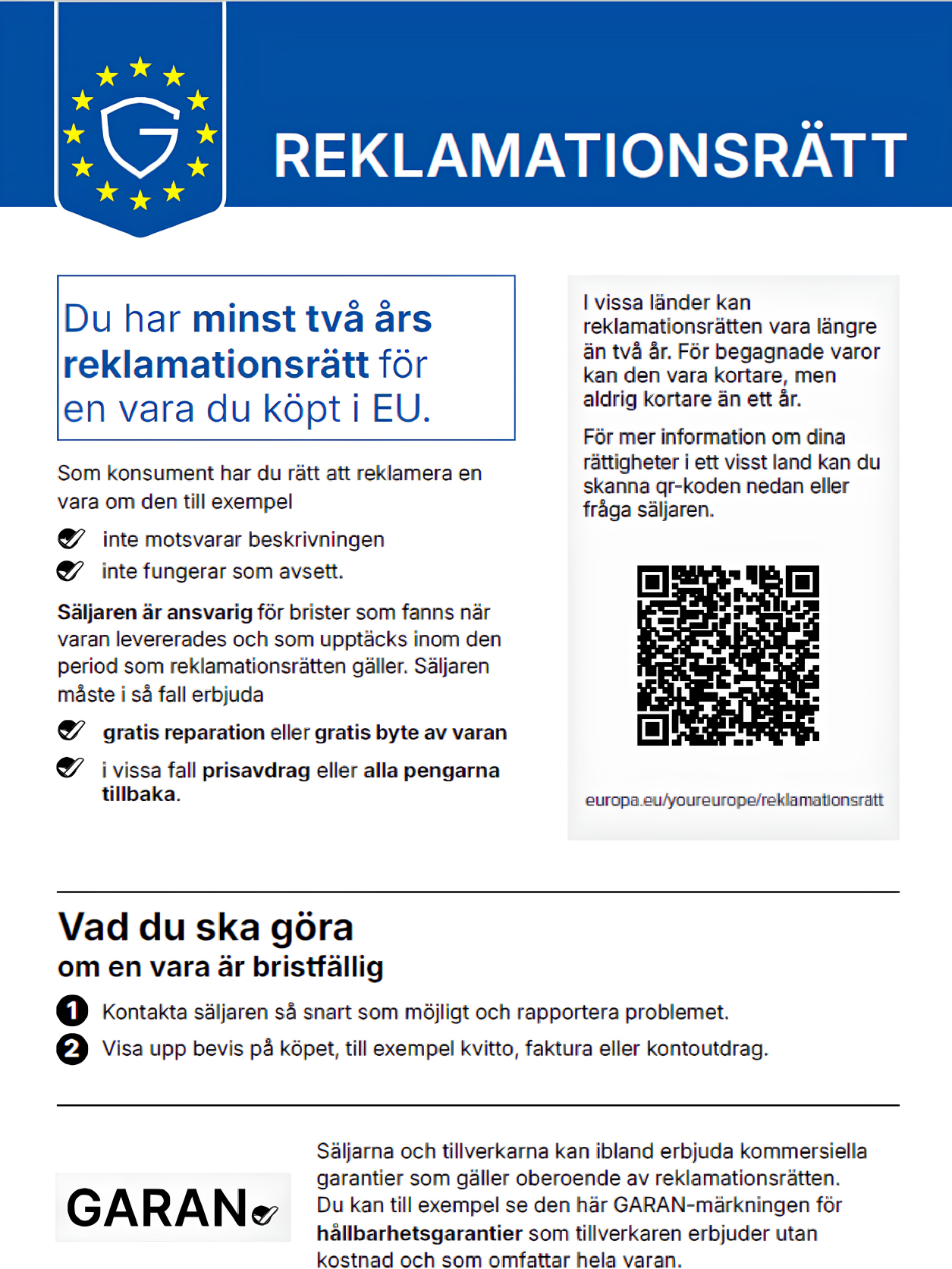 Reklamationsratt